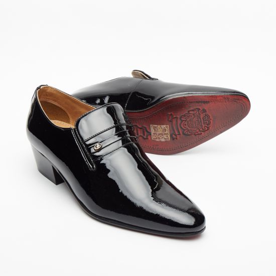 Cuban Heel Shoes Patent Leather
