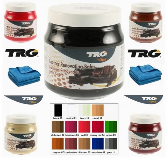 Leather Renovating Balm By TRG - 300ml Tubs - Various Colours