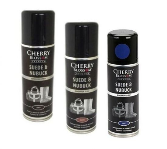 Cherry Blossom Premium Suede & Nubuck Renovating Spray Cleaner All TEX Fabrics
