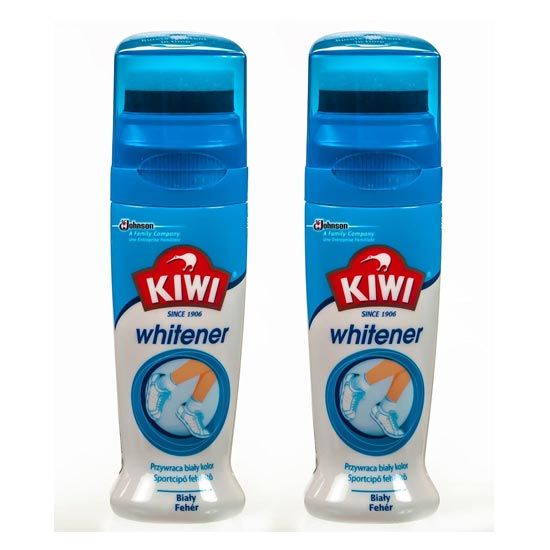 Kiwi Sports Trainer Whitener Polish Sports Leather Canvas Shiner & Cleaner 75 ML