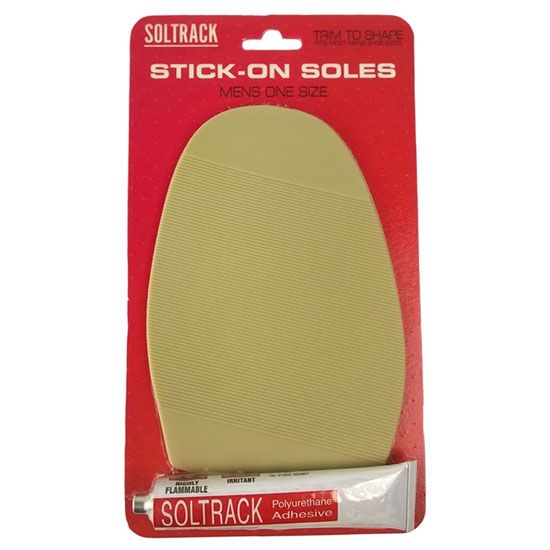 Soltrack Diy Stick on Soles with Glue for Mens